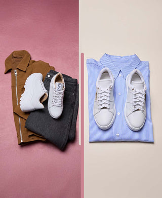 Cuándo usar tenis de plataforma y cuándo usar tenis de suela delgada