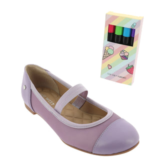 Ballerina NINE WEST Nwwhiscash  Sintetico Color Morado