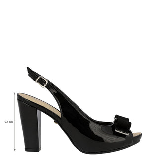 Zapatilla WESTIES Wedecruz  Sintetico acabado charol Color Negro