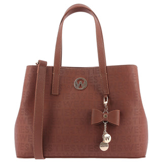 Bolsa de Mano WESTIES Hbyardagewe  Sintetico mo Color Cafe