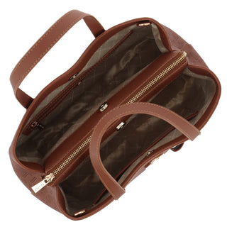 Bolsa de Mano WESTIES Hbyardagewe  Sintetico mo Color Cafe