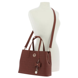 Bolsa de Mano WESTIES Hbyardagewe  Sintetico mo Color Cafe