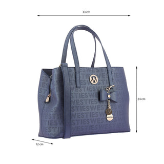 Bolsa de Mano WESTIES Hbyardagewe  Sintetico mo Color Azul