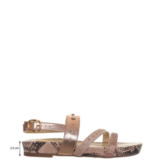 Sandalia NINE WEST Nwjasim  Sintetico Color Metalico