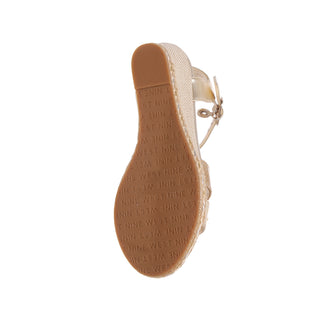Zapatilla con Plataforma NINE WEST Nwnogami  Sintetico Color Metalico