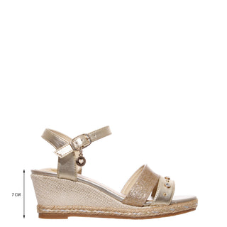Zapatilla con Plataforma NINE WEST Nwnogami  Sintetico Color Metalico