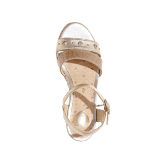 Zapatilla con Plataforma NINE WEST Nwnogami  Sintetico Color Metalico