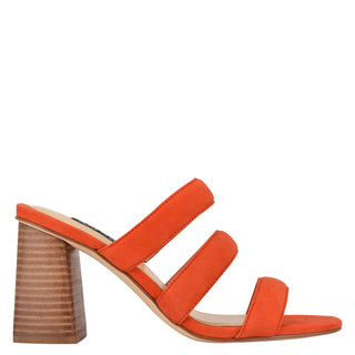 Zapato Destalonado NINE WEST Wnyeat  Gamuza Color Rojo