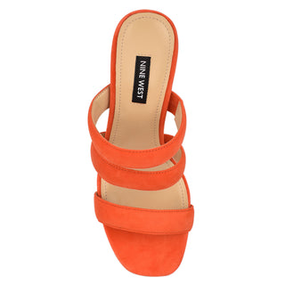 Zapato Destalonado NINE WEST Wnyeat  Gamuza Color Rojo
