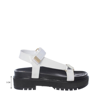 Sandalia con Plataforma WESTIES Wefujioka  Sintetico Color Blanco