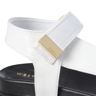 Sandalia con Plataforma WESTIES Wefujioka  Sintetico Color Blanco