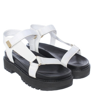 Sandalia con Plataforma WESTIES Wefujioka  Sintetico Color Blanco