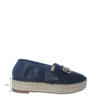 Sandalia con Plataforma WESTIES Wemercure  Piel Color Azul