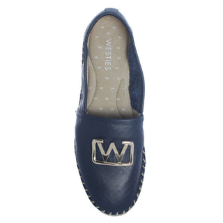Sandalia con Plataforma WESTIES Wemercure  Piel Color Azul