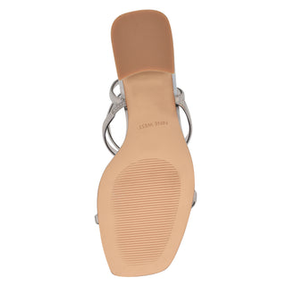 Sandalia NINE WEST Wngali3  Sintetico Color Metalico