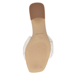 Zapato Destalonado NINE WEST Wngotit3  Sintetico Color Blanco
