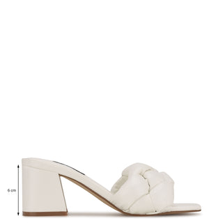 Zapato Destalonado NINE WEST Wngotit3  Sintetico Color Blanco