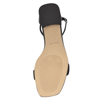 Sandalia NINE WEST Wngretal3  Sintetico Color Negro