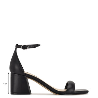 Sandalia NINE WEST Wngretal3  Sintetico Color Negro