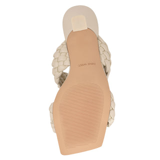 Zapato Destalonado NINE WEST Wnhasnot3  Sintetico Color Blanco