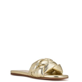 Sandalia NINE WEST Wnlula3  Sintetico Color Metalico
