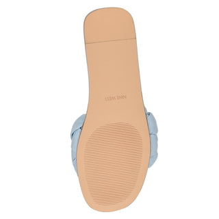 Sandalia NINE WEST Wnlula3  Sintetico Color Azul