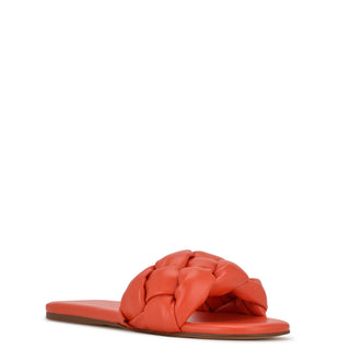 Sandalia NINE WEST Wnlula3  Sintetico Color Naranja
