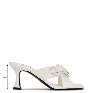 Zapato Destalonado NINE WEST Wnpaytin3  Sintetico Color Blanco