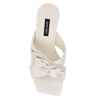 Zapato Destalonado NINE WEST Wnpaytin3  Sintetico Color Blanco