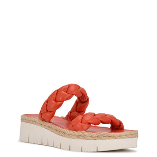 Zapatilla con Plataforma NINE WEST Wnsaven3  Sintetico Color Naranja