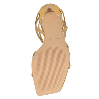 Sandalia NINE WEST Wntidle3  Sintetico Color Metalico