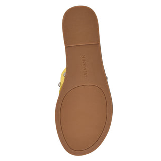 Sandalia NINE WEST Wncia3-a  Sintetico Color Amarillo
