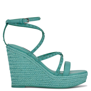 Zapatilla con Plataforma NINE WEST Wnhunda3-a  Sintetico Color Verde