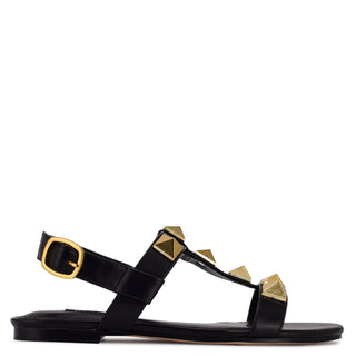 Sandalia NINE WEST Wnlander3  Sintetico Color Negro