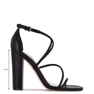 Sandalia NINE WEST Wnmaer3  Sintetico Color Negro