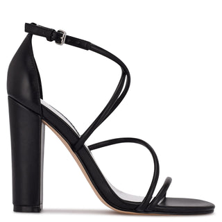 Sandalia NINE WEST Wnmaer3  Sintetico Color Negro