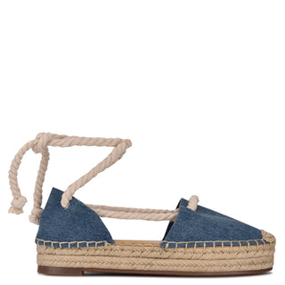 Sandalia NINE WEST Wnmeaks7-a  Textil Color Azul