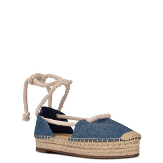 Sandalia NINE WEST Wnmeaks7-a  Textil Color Azul