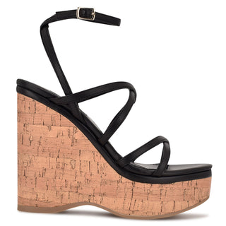 Zapatilla con Plataforma NINE WEST Wnrachal3  Sintetico Color Negro