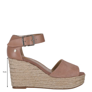 Zapatilla con Plataforma WESTIES Welumusi  Gamuza Color Rosa