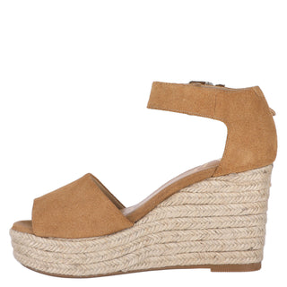 Zapatilla con Plataforma WESTIES Welumusi  Gamuza Color Cafe
