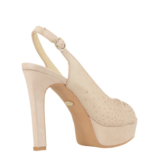 Zapatilla de Punta Abierta WESTIES Wesinai2  Textil Color Beige