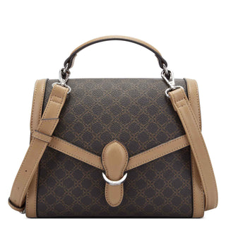 Bolsa de Mano NINE WEST Nyc537618  Sintetico Color Cafe