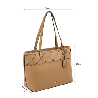 Bolsa Tote NINE WEST Ngn121623  Sintetico Color Cafe