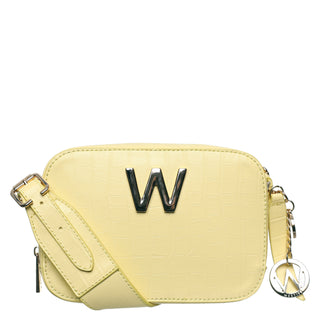 Bolsa Crossbody WESTIES Hbtelmawe  Sintetico Color Amarillo