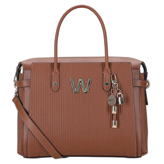 Bolsa de Mano WESTIES Hbgalvano5we  Sintetico Color Cafe