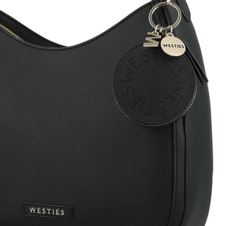Bolsa Hobo WESTIES Hbrobleswe  Sintetico Color Negro