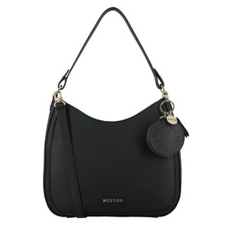 Bolsa Hobo WESTIES Hbrobleswe  Sintetico Color Negro