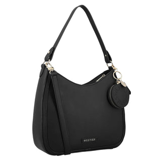 Bolsa Hobo WESTIES Hbrobleswe  Sintetico Color Negro