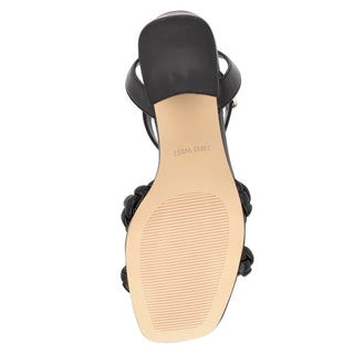 Sandalia NINE WEST Wngracann3  Sintetico Color Negro